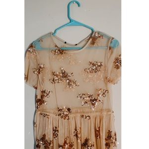 ✨Blush Pink Embellished Midi Dress✨